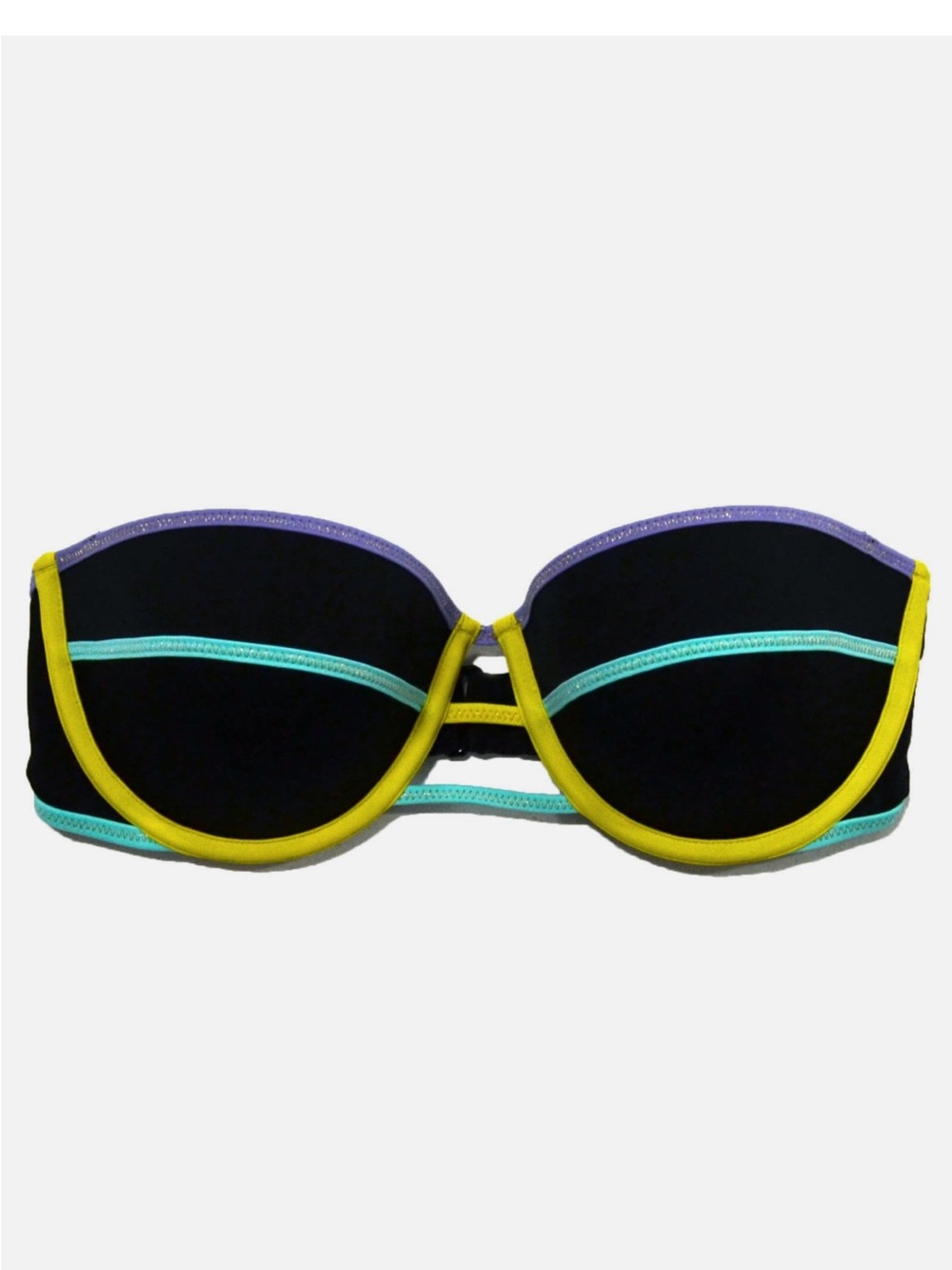 Victoria’s Secret Flirt Bandeau Molded Push Up Swim Top